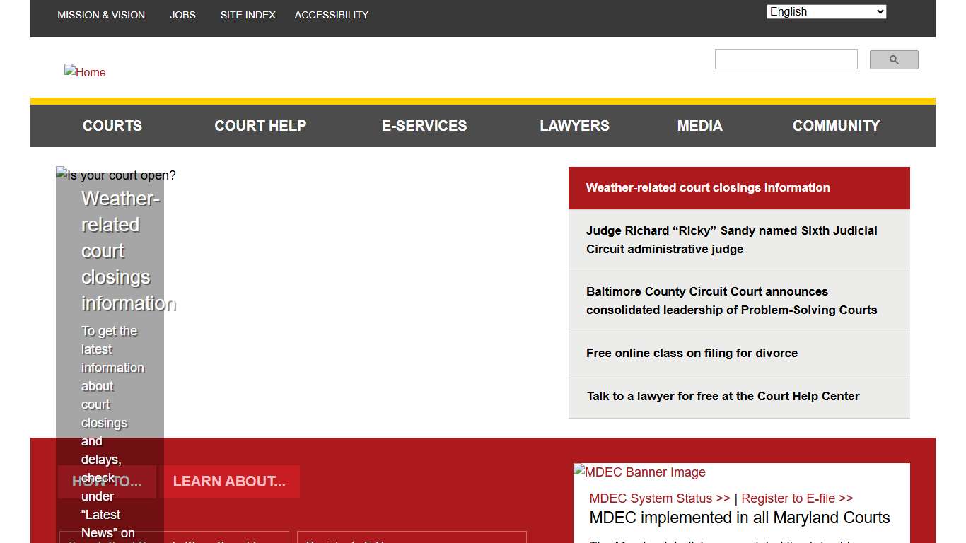 Home Maryland Courts